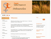 Tablet Screenshot of frauenberatung-dithmarschen.de